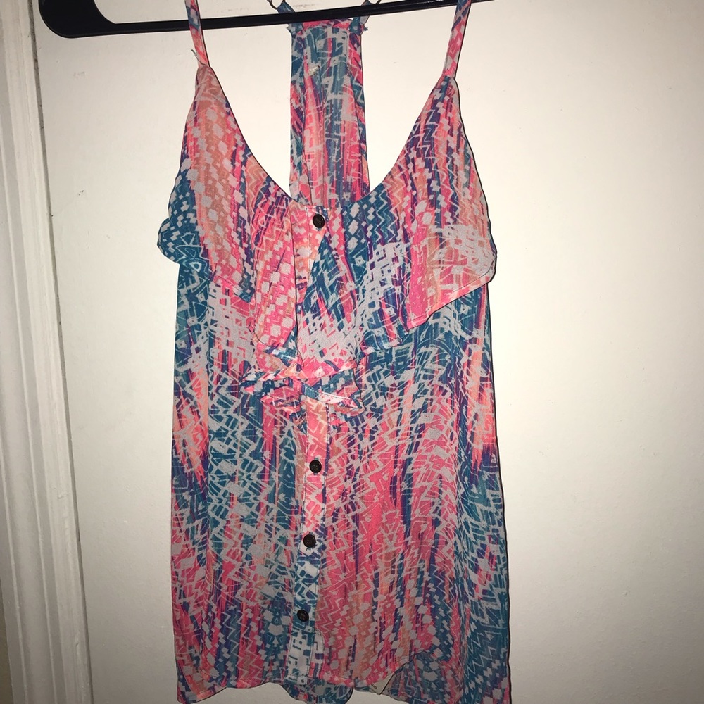 Arizona Jean Ruffled Tank Top - Picture 2 of 5